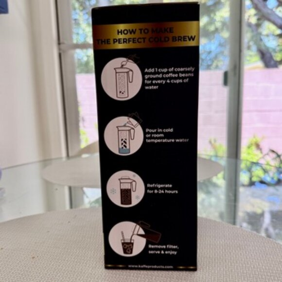 Kaffe KF9020 Cold Brew Coffee & Tea Maker – 44 oz / 1.3 L – BRAND NEW - Picture 6 of 6